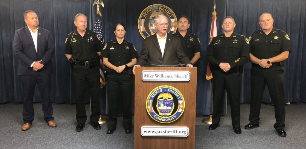 Jax Sheriff's Office (@jsopio) on Twitter photo Congressman <a href="/RepRutherfordFL/">Rep. John Rutherford</a> was joined by <a href="/jsosheriff/">Sheriff T.K. Waters</a> <a href="/ccsofl/">Clay County Sheriff's Office, FL</a> @SJSOPIO <a href="/NCSO_FL/">Nassau County SO</a> <a href="/BradfordSheriff/">Bradford County Sheriff’s Office</a> and <a href="/TheRealFOP530/">FOP5-30</a> . The topic of discussion being legislation and affects on law enforcement at the local, state and federal level. For more on this, go to Facebook.com/JacksonvilleSh… Congressman <a href="/RepRutherfordFL/">Rep. John Rutherford</a> was joined by <a href="/jsosheriff/">Sheriff T.K. Waters</a> <a href="/ccsofl/">Clay County Sheriff's Office, FL</a> @SJSOPIO <a href="/NCSO_FL/">Nassau County SO</a> <a href="/BradfordSheriff/">Bradford County Sheriff’s Office</a> and <a href="/TheRealFOP530/">FOP5-30</a> . The topic of discussion being legislation and affects on law enforcement at the local, state and federal level. For more on this, go to Facebook.com/JacksonvilleSh…