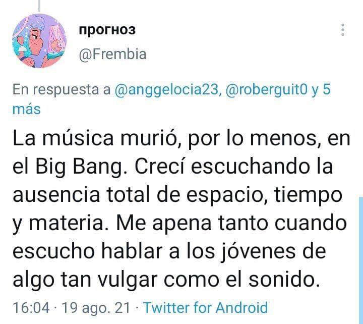 Ya nadie escucha buena música