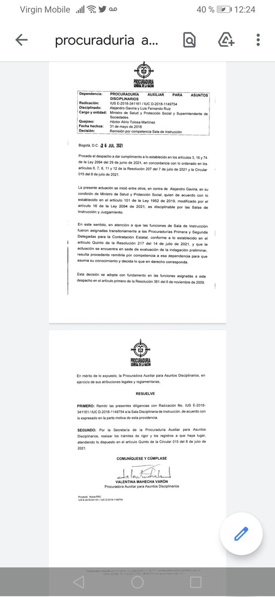 TolozaAlirio's tweet photo. Doctor @CarlosFGalan @petrogustavo @CNNEE @IvanDuque @JERobledo q injusticia 29000 trabajadores en salud abandonados @Saludcoop en liquidación y el cómplice de verdugos Alejandro Gaviria, varios lo quieren en fórmula presidencial. @PGN_COL tres años haciendo reparto amañado https://t.co/OYPwT1YbEK