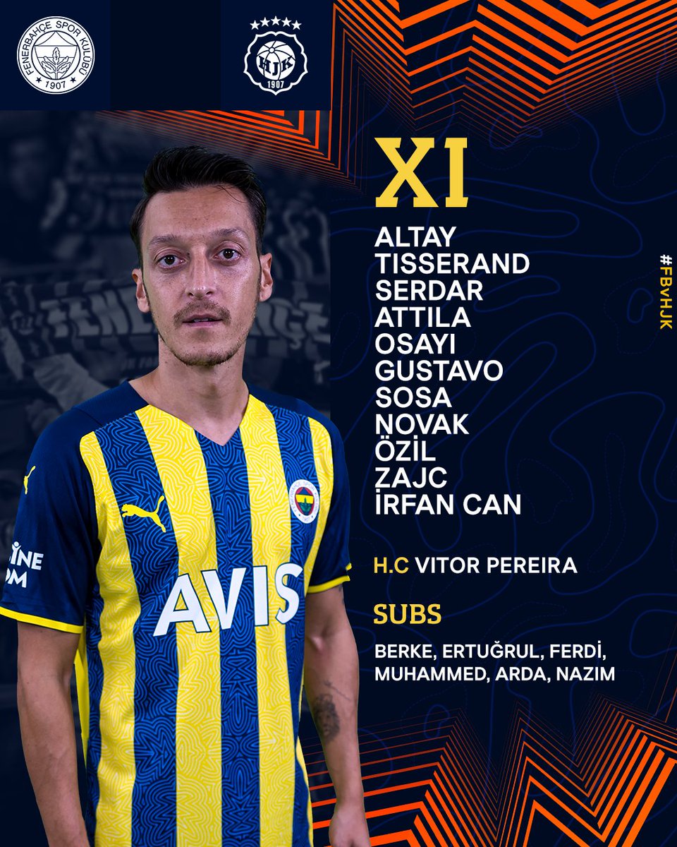 Fenerbahçe SK on X: İlk 11'imiz! 👇 #FBvBJK  / X