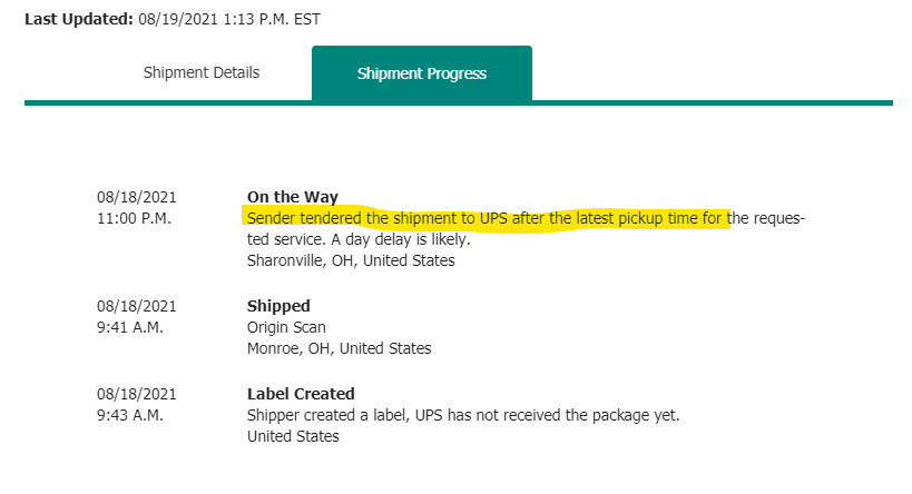 Oh, look. Another delay. <a href="/Amazon/">Amazon</a> is just killing it with my #amazonprime delivery service. This was supposed to be delivered today. Then Friday. Then Monday. And now Tuesday. And, after all that, it looks like they couldn't even bother to drop off the already late package on time