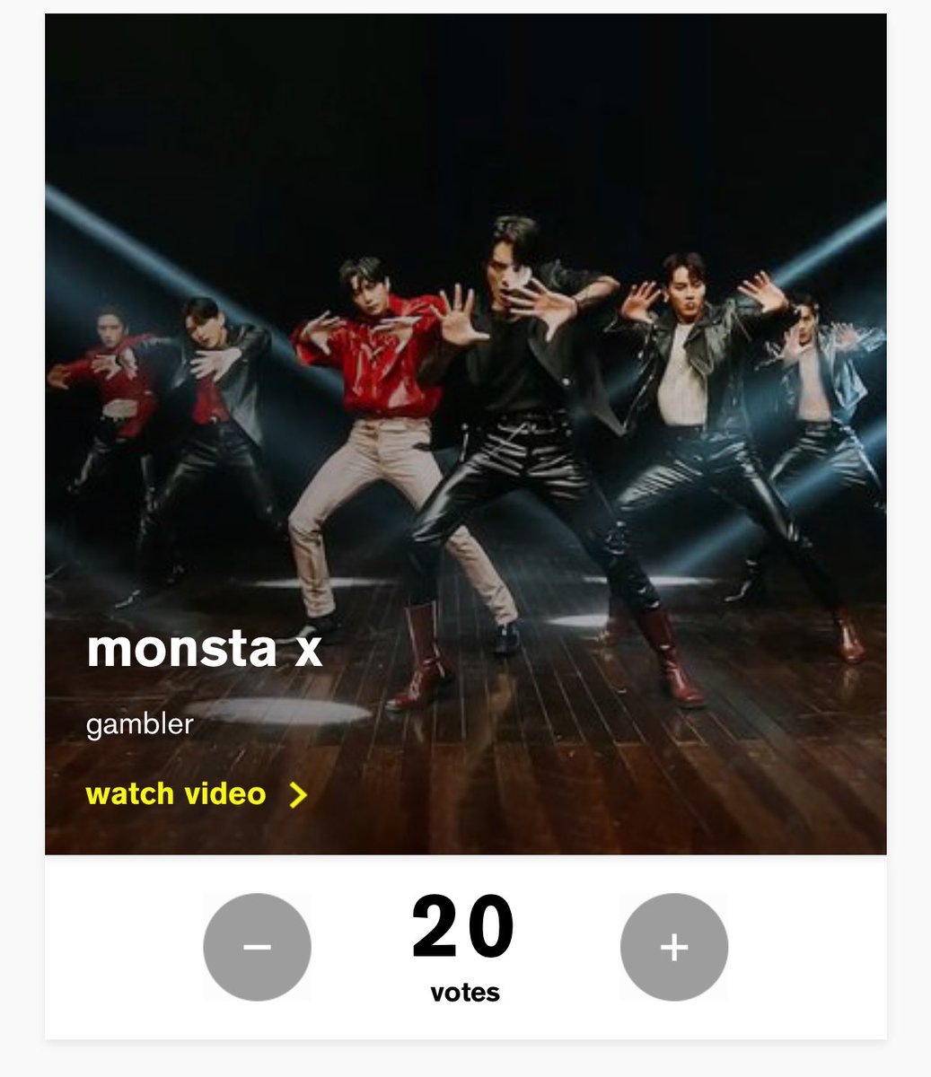 SupersonicGC's tweet photo. Ok I’m done ! Did you vote today ? Power hour almost over ! #MONSTAX_VMA #MONSTAX @OfficialMonstaX https://t.co/xl51aV2EIW