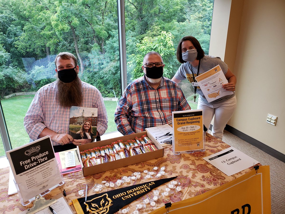 ohiodominican's tweet photo. Panthers, have you stopped by the BIG Fair yet? Dozens of student clubs and campus organizations are there. Check them out and get involved! The BIG fair will be on Level 2 of the Griff until 2:15 p.m. #ODU #oduinvolvement #ODUBigFair #campuslife #studentlife #getinvolved https://t.co/146MpCy41S