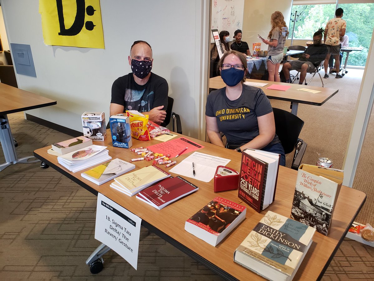 ohiodominican's tweet photo. Panthers, have you stopped by the BIG Fair yet? Dozens of student clubs and campus organizations are there. Check them out and get involved! The BIG fair will be on Level 2 of the Griff until 2:15 p.m. #ODU #oduinvolvement #ODUBigFair #campuslife #studentlife #getinvolved https://t.co/146MpCy41S