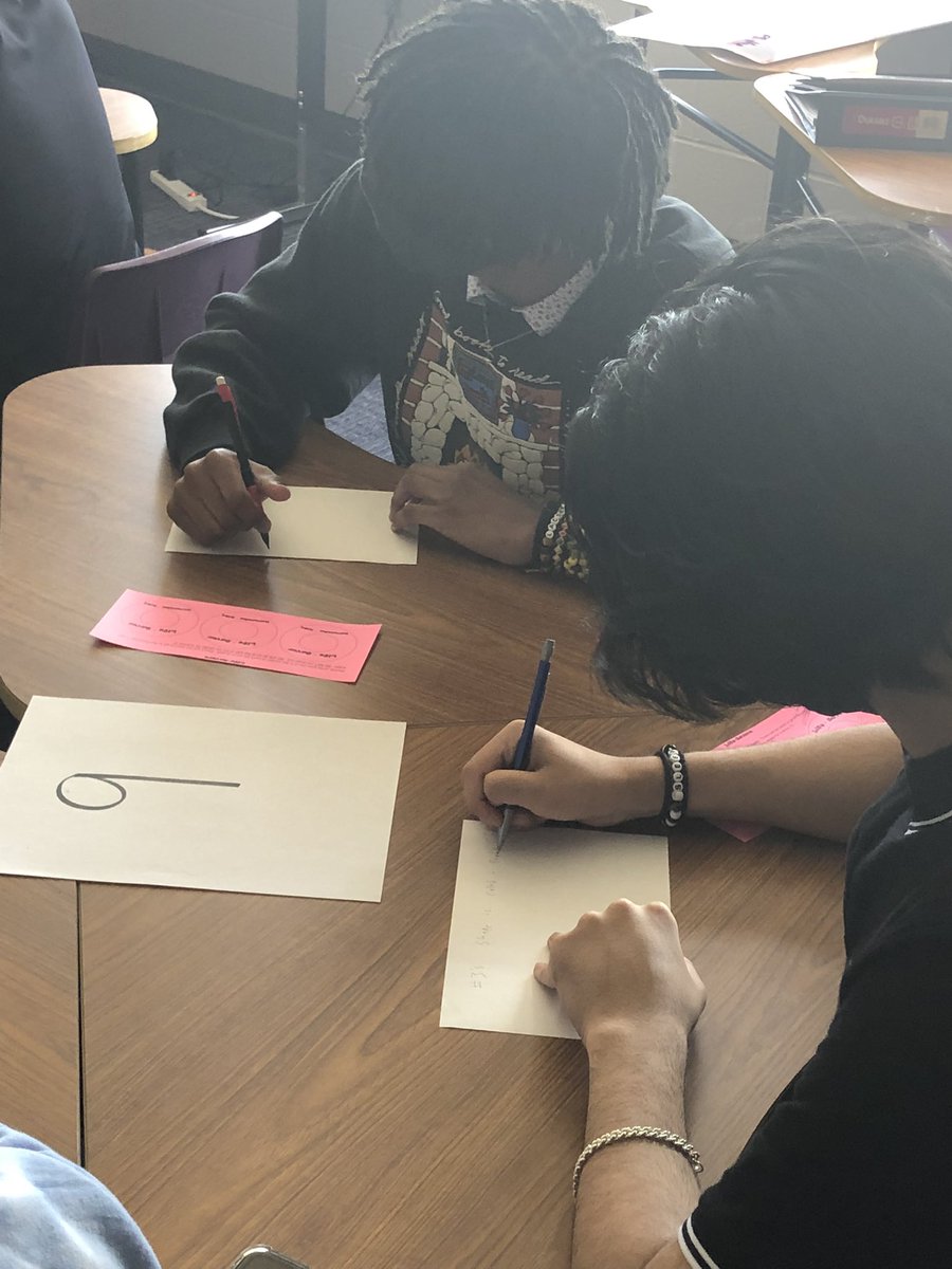 RachelARice07's tweet photo. Ss are “Learn Ready” in Alg 2 KAP by engaging in Which One Doesn’t Belong and then an Alike & Different routine. Great vocab use & justifying math thinking! #WhichOneDoesntBelong #MathRoutines #teammav #ilovemortonranch #KISDSecMath @MRHSMavericks @mchernandez10 https://t.co/RxmOrQ5QjN