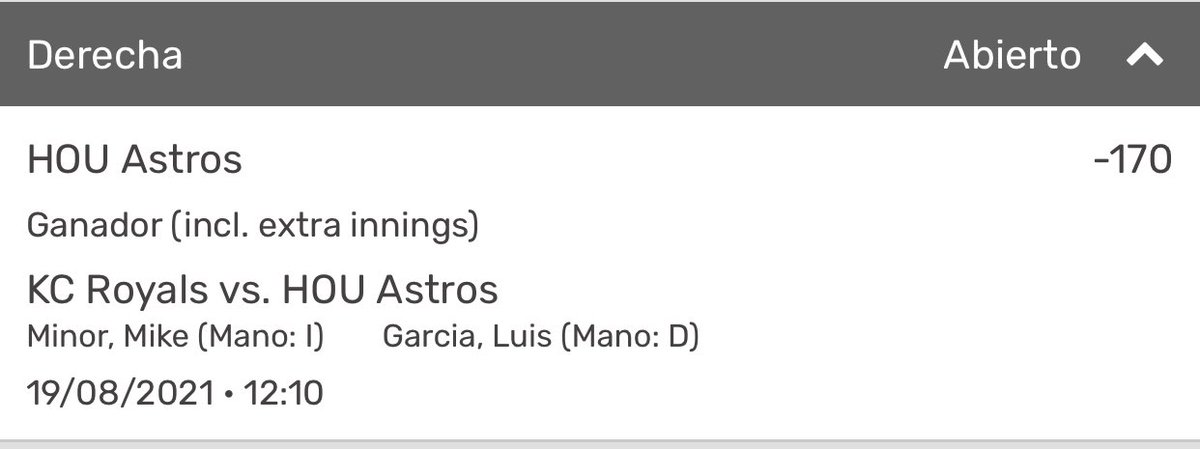 CONWIPICKSS's tweet image. MLB⚾️

Se quedaron a 1 interacción raza pero aquí se los envío los 2 picks del grupo👇🏼🎯

Astros ML #ForTheH 
Phillies -1 #RingTheBell 

#GamblingTwitter #MLB