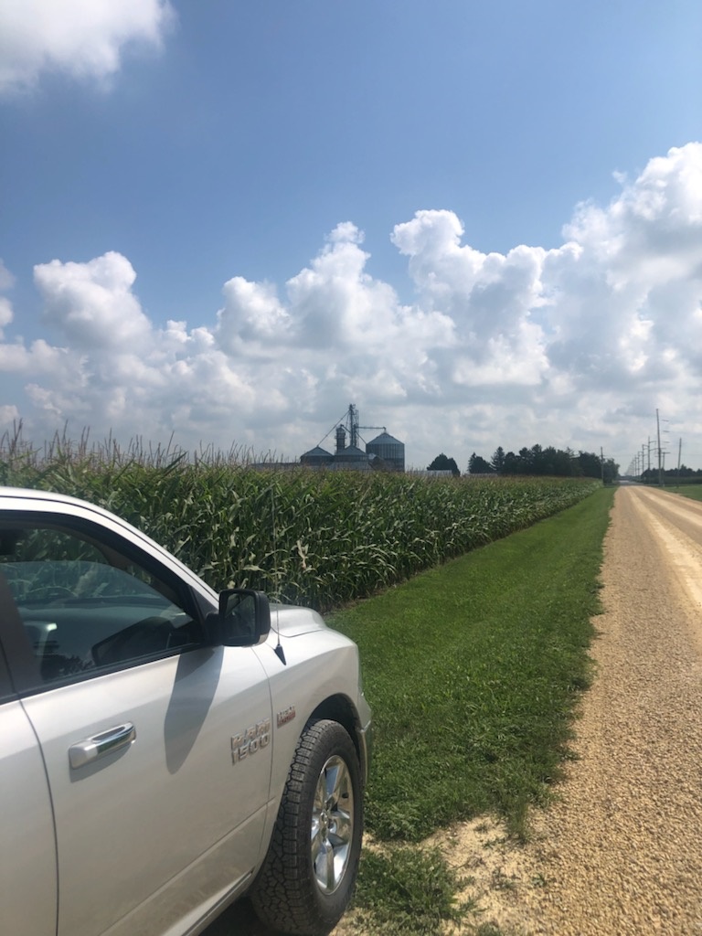 Day 4 of the CHS Crop Tour continues into Dekalb county with Bryan VanBogaert and Steve Meisch.  It is a hot one out there today but that wont slow us down! #chselburncroptour