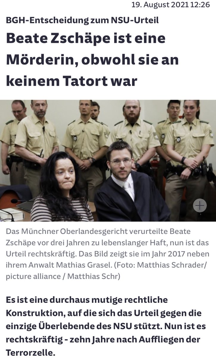 Hat ja auch nur zehn Jahre gedauert und ein paar Euro Steuergelder. Aber nein, wir haben kein Problem mit dem #Rechtsextremismus. Ironie off. Eine Schande. Dreckspack. #FCKNZS