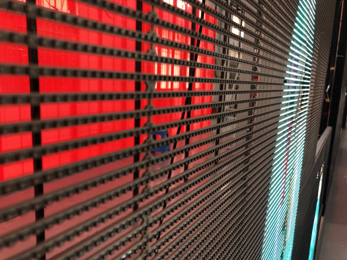HXTECHLED's tweet photo. Transparent LED display is one of the best advertising media to transform your windows or glass facades into a dynamic video advertising screen.1000 SQM P3.91-7.81  raw materials inventory each batch ensure a fast delivery within 2 weeks. Do not hesitate to contact us. https://t.co/vYLulDxDjs
