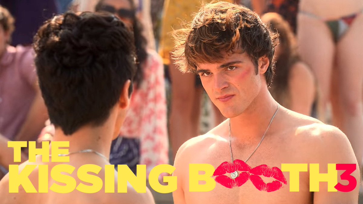 ShannonFabuloso's tweet photo. Itβs here! π₯² #TheKissingBooth3 in a nutshell https://t.co/4MmCXO5vVi
#Elle #JoeyKing #Noah #jacobelordi Lee Joel Courtney #RACHEL Meganne Young Marco Taylor Perez Maisie Richardson-Sellers #chloe Molly Dad Linda #Harvard Berkeley #USC #thekissingbooth #KissingBooth3 #tkbfanfest https://t.co/pB3zKB8Moh