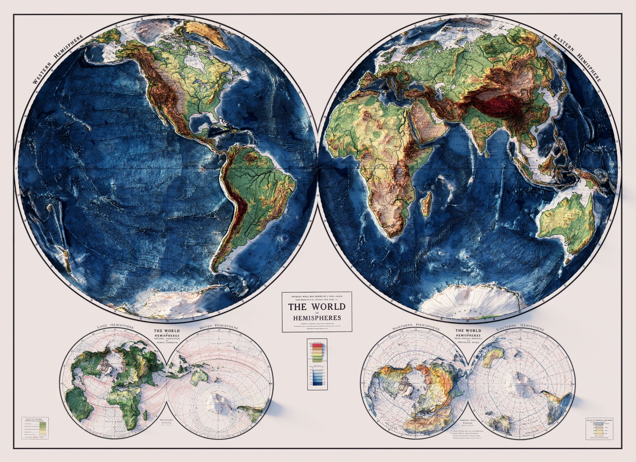 Hemispheres Of The World