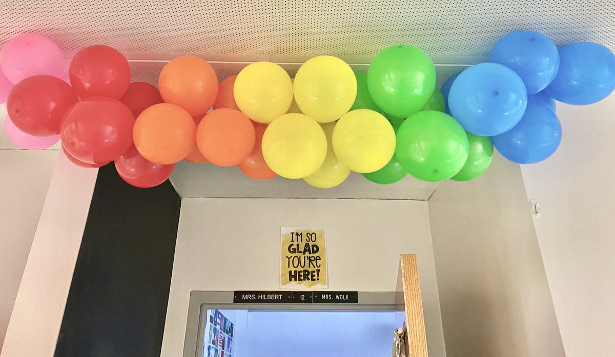 WhitHilbert's tweet photo. When I see my name plate above Room 12’s door, I know we’re steps closer to ‘life before COVID’ 💥 👊 #BeADragonSGEL @tiffanywolk https://t.co/LN13MNczRh