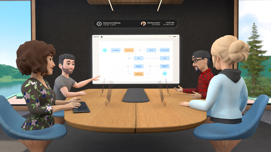 The future (of work) is in the Metaverse. Introducing Horizon Workrooms: Remote Collaboration Reimagined  @Facebook #metaverse #futureofwork #VR  buff.ly/3ASJQ1g