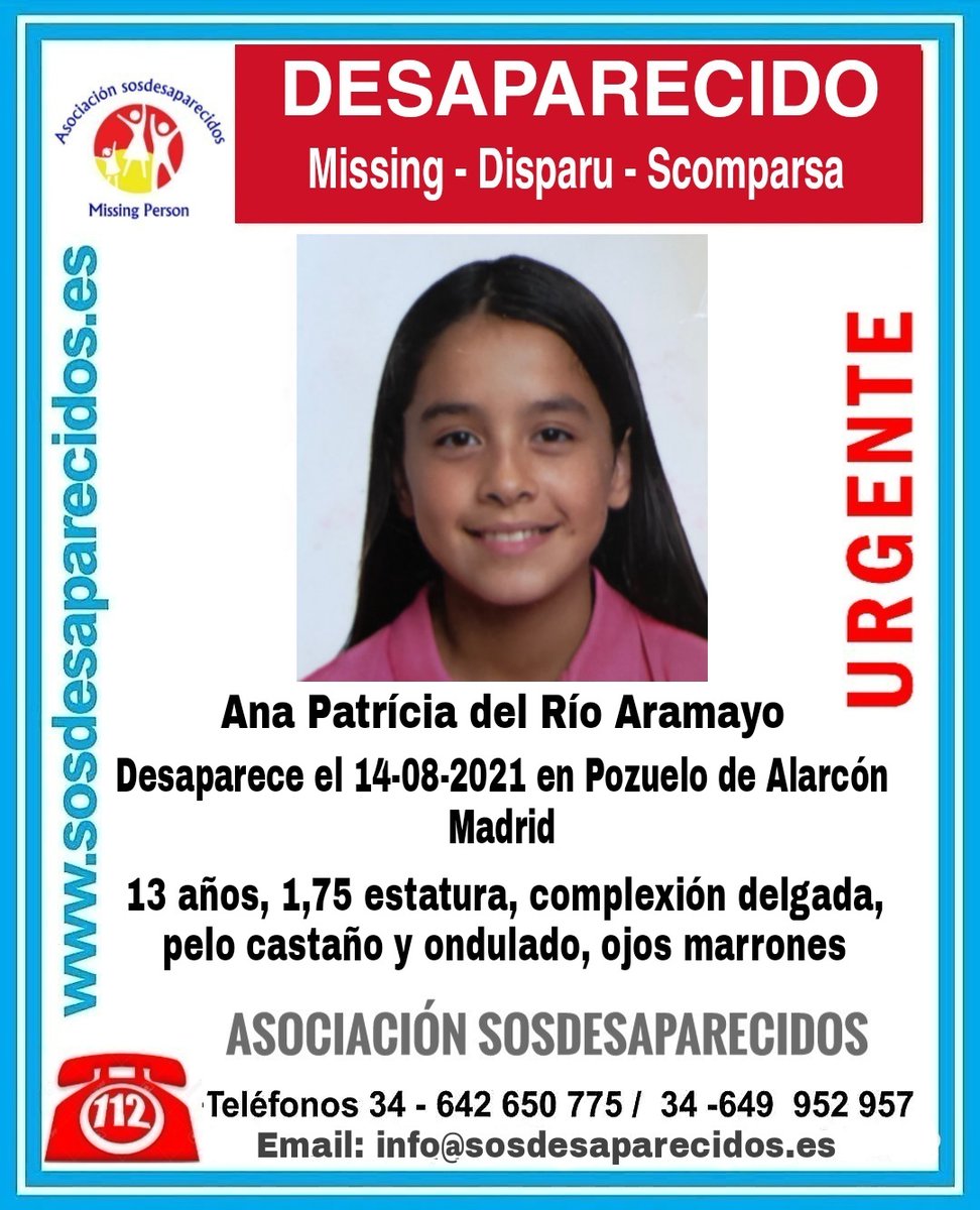 policiaboadilla's tweet image. 🚨 Colaboración ciudadana 
#Madrid #desaparecido  #sosdesaparecidos 
Si tienes cualquier información ... 
Informa a :
@112cmadrid @guardiacivil @policia
 
Fuente: @sosdesaparecido 

Gracias por vuestra colaboración