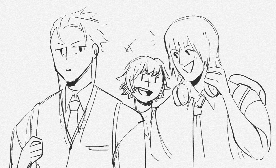 Patyuki0's tweet photo. DMC high school au sketches 
#DevilMayCry https://t.co/l2qoFigpL1