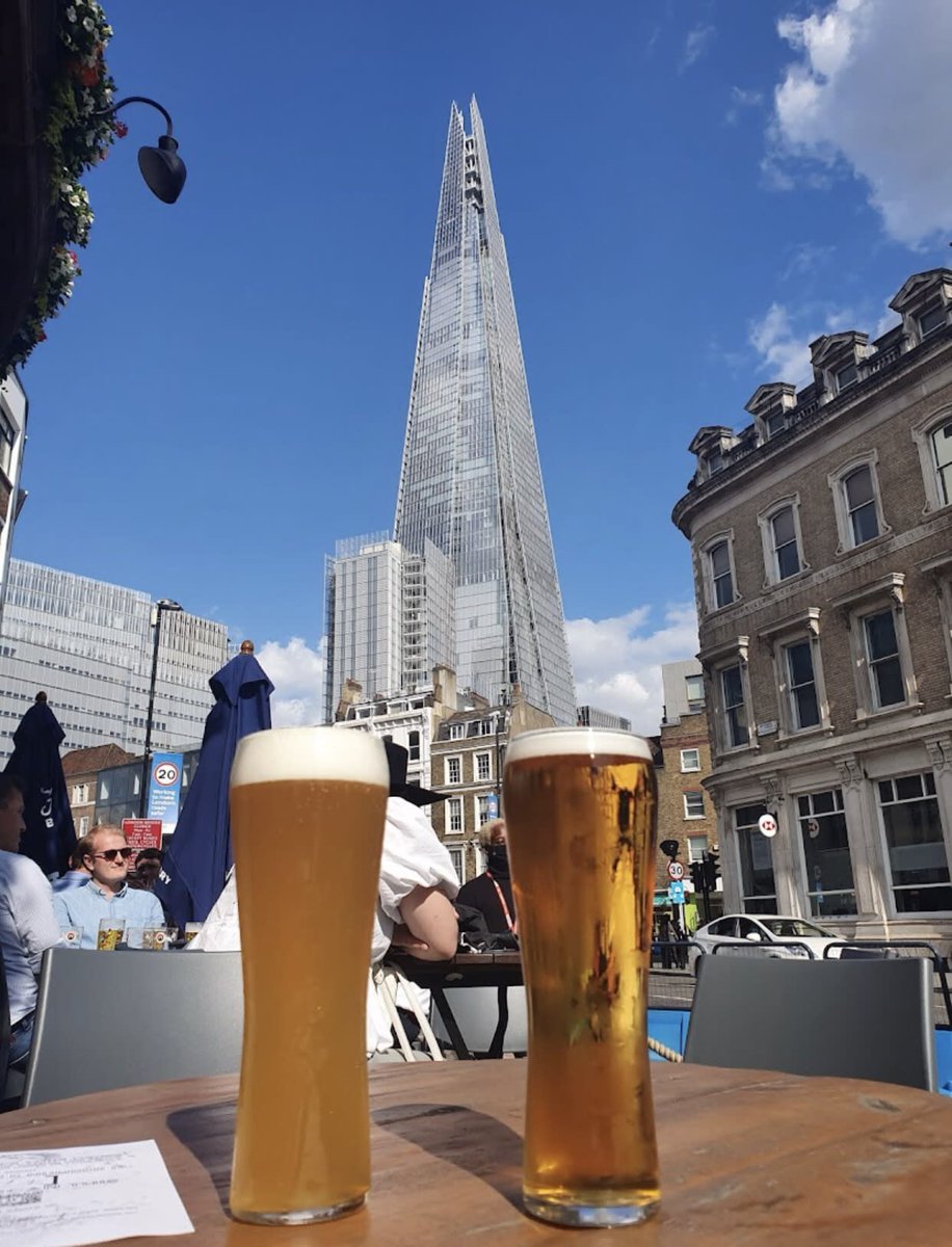 SouthwarkTavern's tweet photo. Clear skies !? Is summer making a comeback ! We hope so !! Photo creds to Michael Bridger

Hope to see you again soon! 

#tbt #londonpubs #Shard #BoroughMarket #TheSouthwarkTavern https://t.co/atE68IiBsY