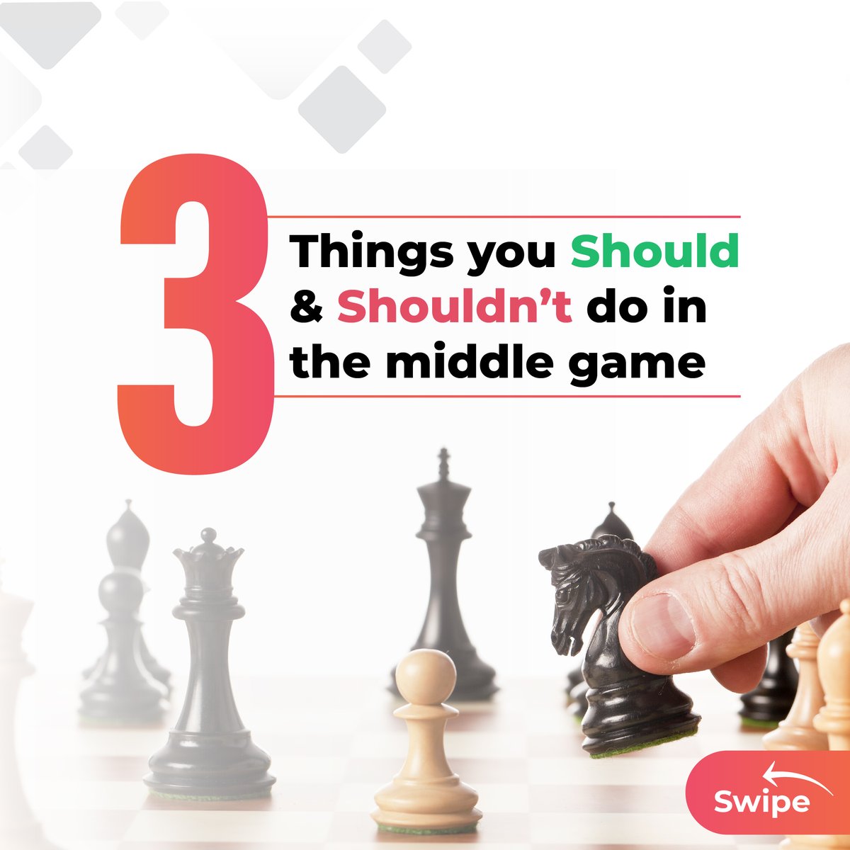 SquareOffChess's tweet photo. Some quick tips to ensure a strong middle game. 
#squareoff #getsquareoff #chessmidgame #chessmiddlegame #chessfacts #chess #chesstalk #chessforall #chesslovers #chessisfun #chessislife #chessiseverything #chessgame #chessgames #chessplayers #chesstime #chessmidgamestrategy https://t.co/QCi4w3bVCY