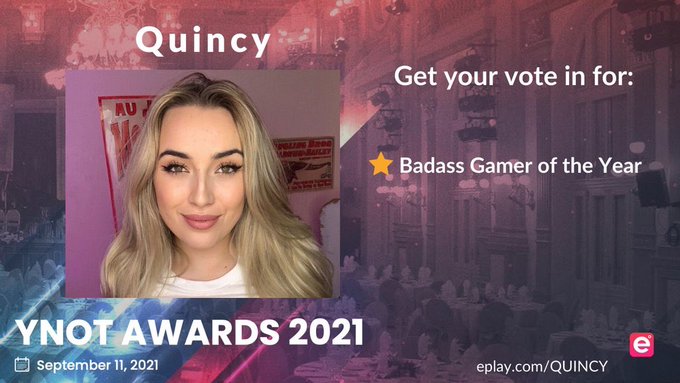 Nominate me for badass gamer of the year! https://t.co/GyK9lE9S2q https://t.co/jx12G00wgl