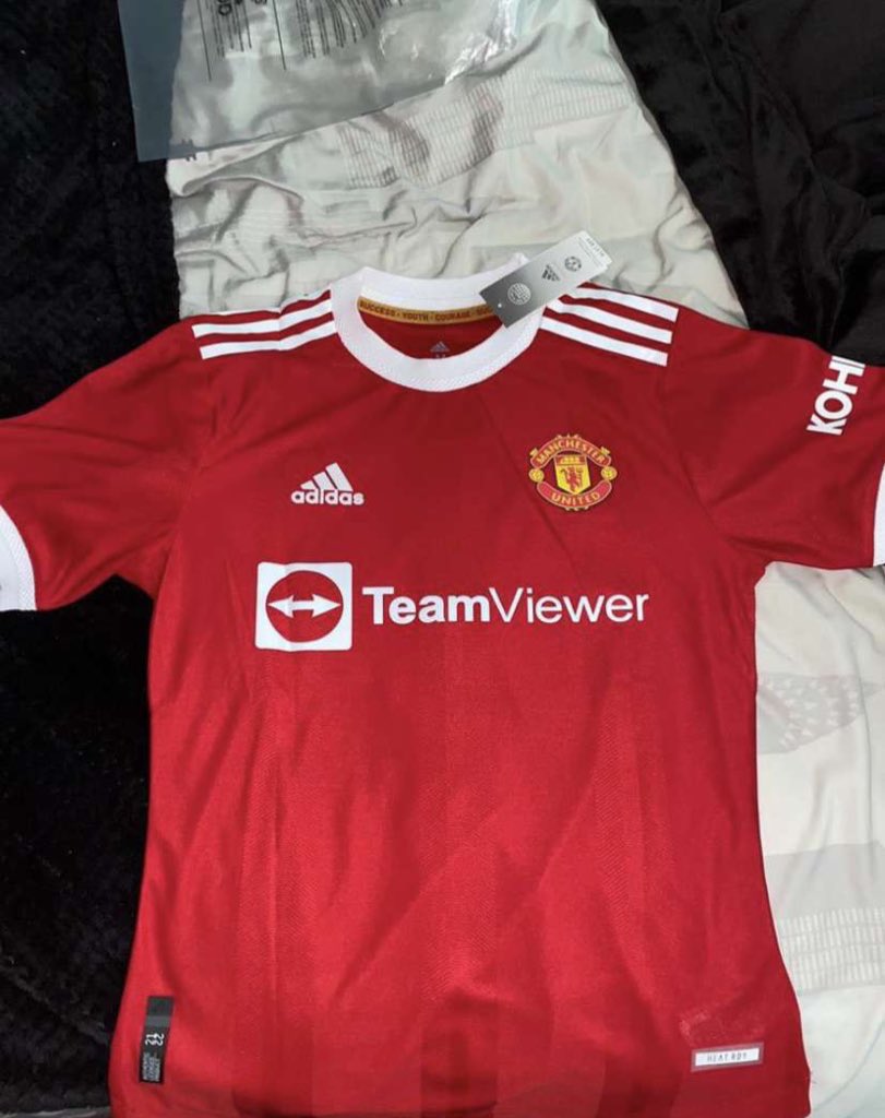 DHGate Manchester United 2021/22 Football Shirt Soccer Jersey