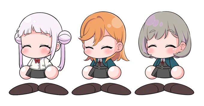 スパスタのパワプロ風立ち絵差分色々🙌💫すみれちゃんと恋ちゃんもいつか描きたい…! 
