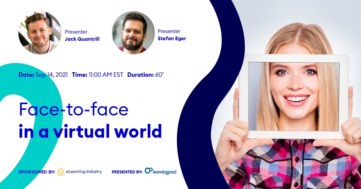 eLearning Industry (@elearnindustry) on Twitter photo 👉 Upcoming webinar from <a href="/LearningPool/">Learning Pool</a> on September 14!
In the new virtual world, personalization is a "must" for #learnerengagement. Join now and create positive #learningexperiences!
Save your spot: ow.ly/qOC430rRtoj 👉 Upcoming webinar from <a href="/LearningPool/">Learning Pool</a> on September 14!
In the new virtual world, personalization is a "must" for #learnerengagement. Join now and create positive #learningexperiences!
Save your spot: ow.ly/qOC430rRtoj