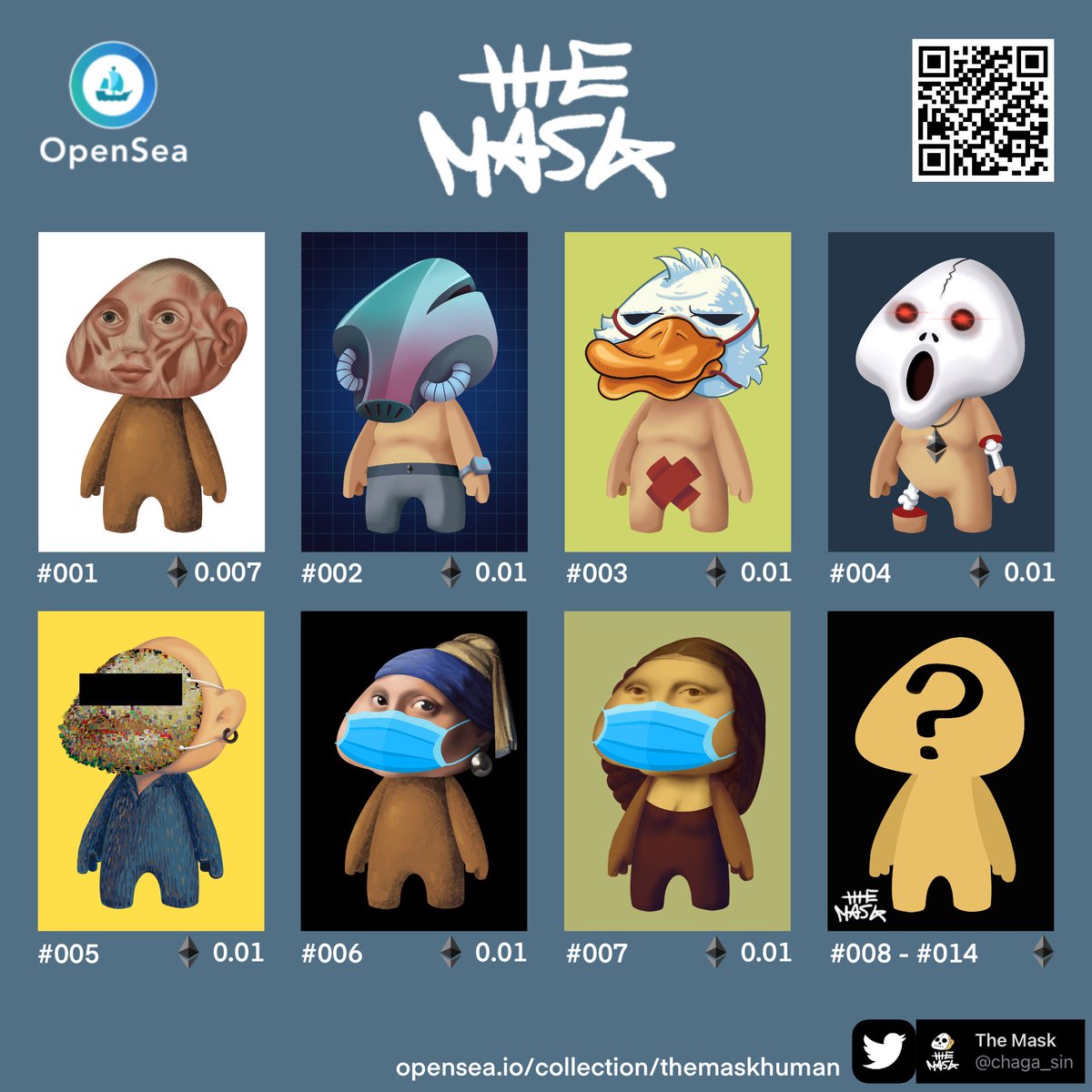 chaga_sin's tweet photo. https://t.co/mlPy2pk9rs
“The mask” Nowadays, everyone wears masks to each other. In which the mask and the face under the mask are all unique, different and equally interesting.”
#NFTs #NFTartist #NFT #nftcollector 
#nftart #NFTCommunity #Cryptoartists #NFTcollection #OpenSeaNFT https://t.co/Ia8UCgcJaS