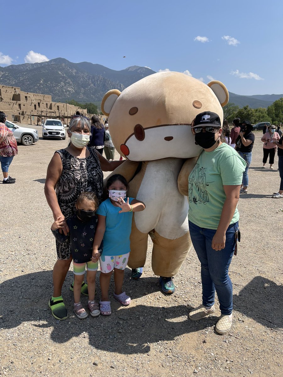 bisonstar's tweet photo. So awesome to see @iambearsun in the village. #taospueblo #bearsun #bisonstar https://t.co/20jyOy8mA5