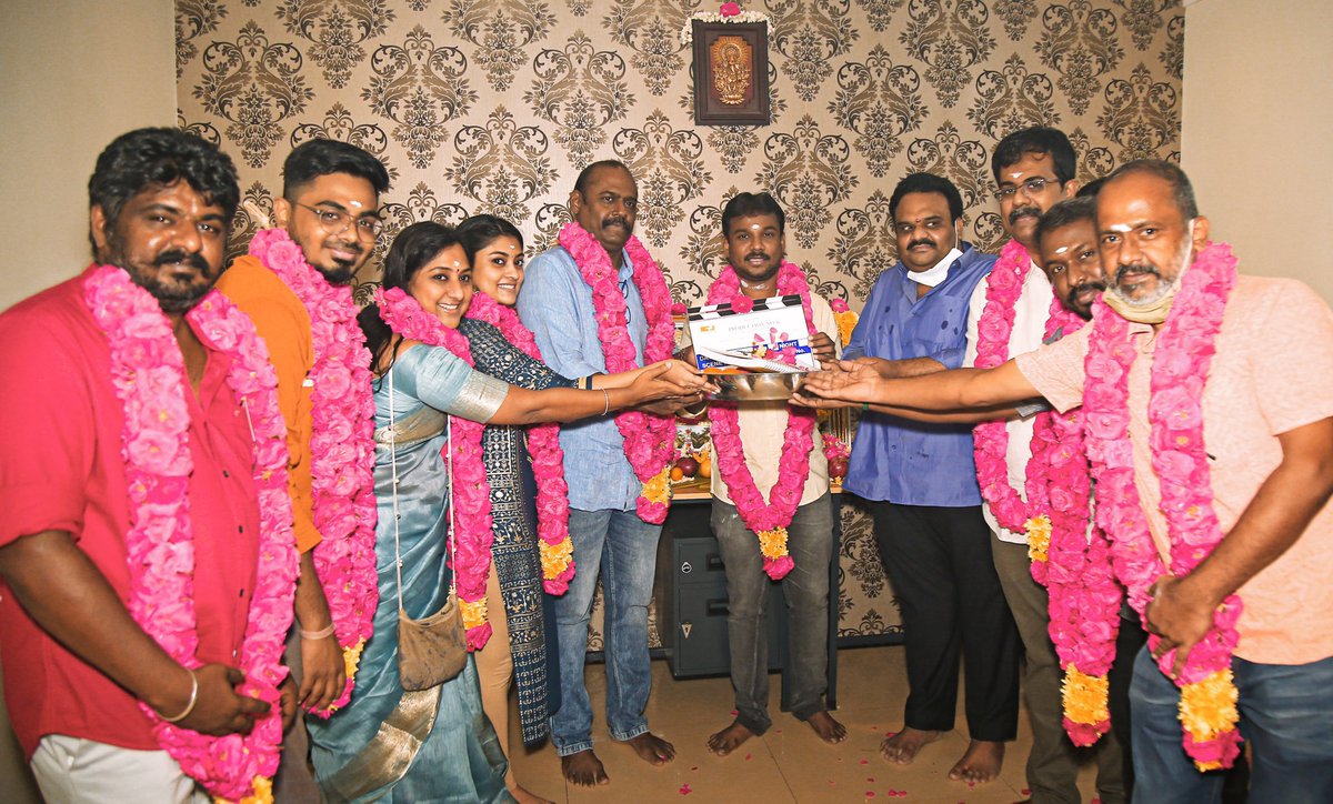 #Prince_Pictures production #6 starring 
@PasupathyMasi @Rohinimolleti
 @Ammu_Abhirami
dir by 
@Dir_RamSangaiah with an auspicious pooja & song recording. Music by 
@SundaramurthyKS
#PrincePictures6 @lakku76
@MMuthuswami
@Kirubakaran_AKR @johnsoncinepro