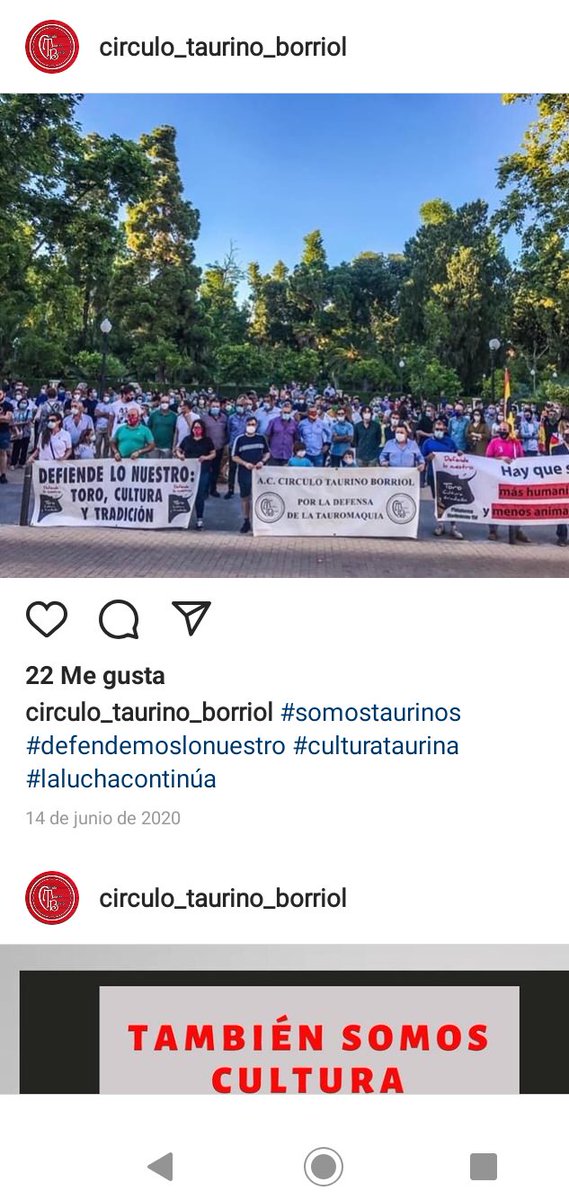 taliwoo81's tweet image. Hola @A3Noticias hoy habéis vendido como 'Una protesta taurina en Gijón' imágenes de una que tuvo lugar en Castellón en 2020. De nada
