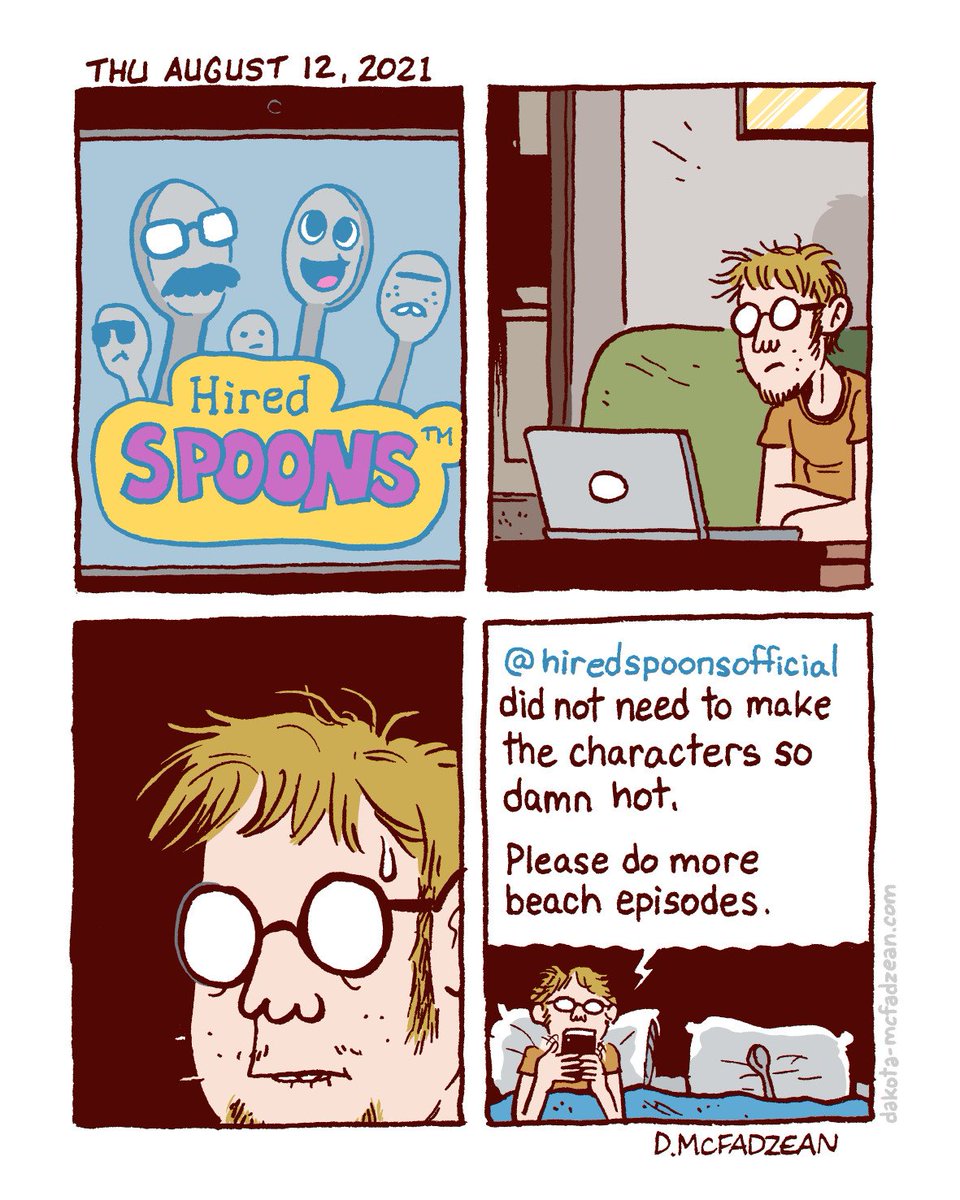 Hired Spoons?

#comics #comicstrips #cartooning #cartoons #fans #eightonezerofive 