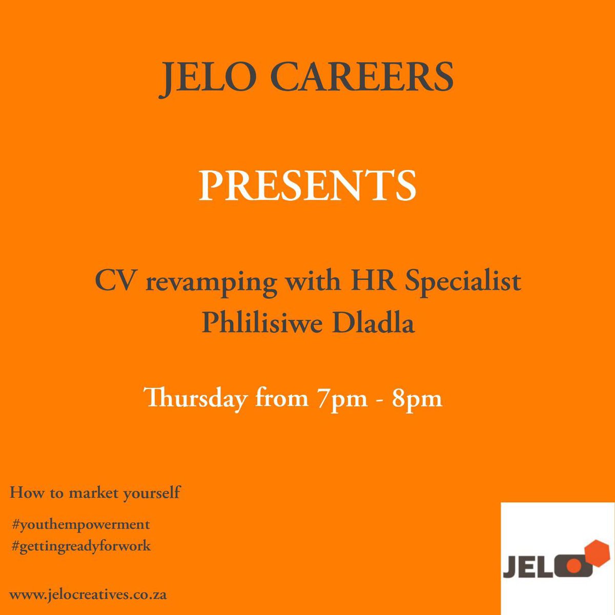 MTash007's tweet photo. Jelo Careers webinars basically plug you with hacks on how to spice up your resumes and prep for interviews.@JELOcreatives 
This week subscription is free for all.

#YouthEmpowerment
#GettingReadyForWork https://t.co/X9jr05vFWs