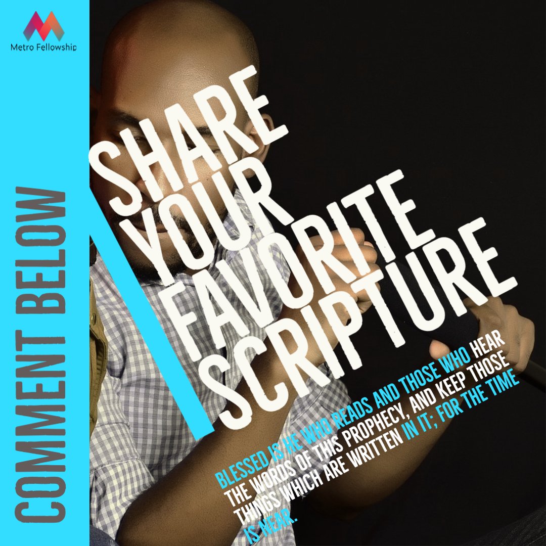 COMMENT BELOW: Share your favorite scripture or one that is speaking to you today. #holyspirit #timeisnear #readtheWord