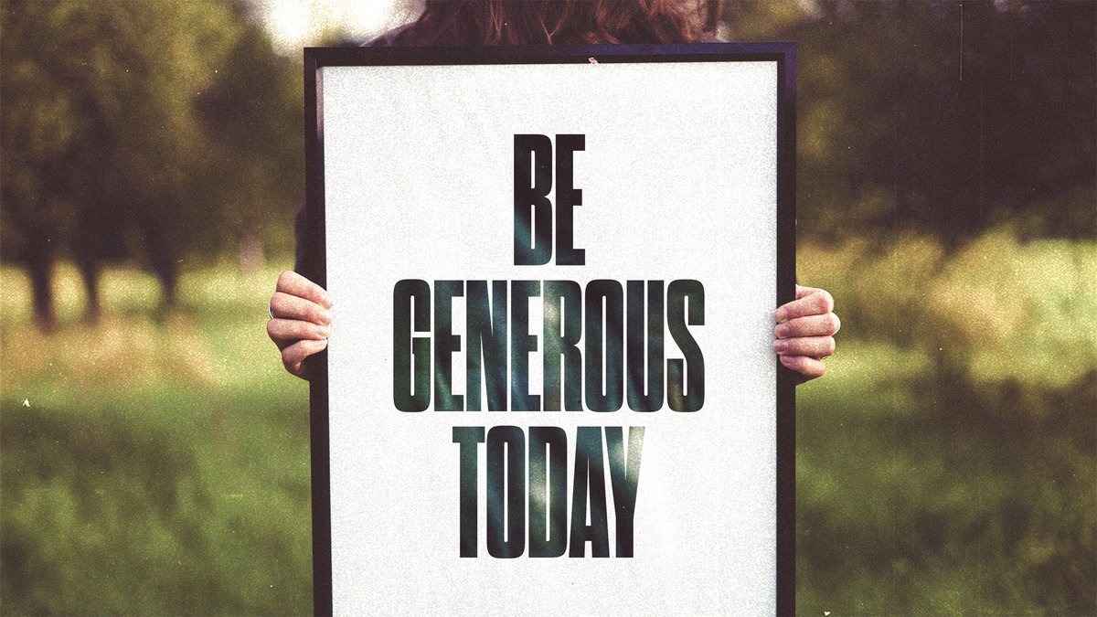 ValleydaleSBC's tweet photo. Every day is a good day to practice generosity with joy with your time, talent and treasure! #thursday #thursdaythoughts #generosity #generositywithjoy #give https://t.co/kODzmvW0xp