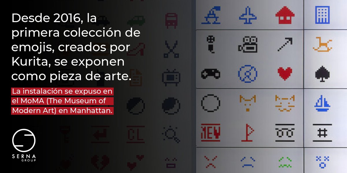 SernaGroupMx's tweet photo. Un año antes de ingresar al segundo milenio de la era moderna de la humanidad, un japonés inventó un nuevo lenguaje: los emojis 🙂. Shigetaka Kurita, un diseñador de interfaz nipón, quería crear una mejor forma de transmitir un significado complejo sobre el texto. #Emojis https://t.co/o6nqy4hPJC
