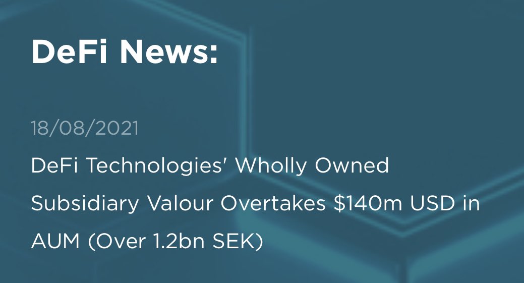 rockerfunder's tweet photo. $DEFTF Defi Technologies  >>>
US OTC Invested LT #stockstowatch #OTCcompliant #OTCMarkets #OTCcurrent 👍 #Blockchain #DeFi #DeFiNews #ETN #ETP #miningstocks #Bitcoin #Ethereum #assetmanagement #assetmanagementstocks $DEFI https://t.co/P3DXtnt0Kr