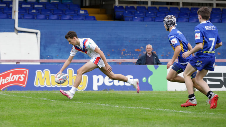 WTrinityRL's tweet photo. ๐ | Our Summer Series participants have now completed 3๏ธโฃ out of the 4๏ธโฃ weeks of their Rugby League development games...๐คฉ
#WTCF | #TrinityPathwayโ๏ธ https://t.co/ioIrBwxYmc
