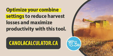 The Combine Optimization tool is easy-to-use and designed to help you get the most out of #harvest21. Start with your harvesting issue and it will guide you through your options for combine adjustments. 

canolacouncil.org/calculator/com…

#WestCdnAg
