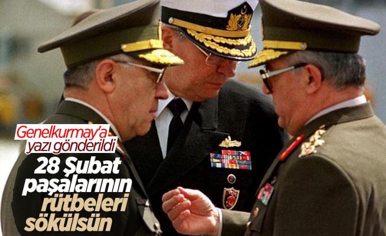 28 Şubat davasında cezası kesinleşen 14 emekli askerin rütbeleri sökülecek...

ensonhaber.com/gundem/28-suba…