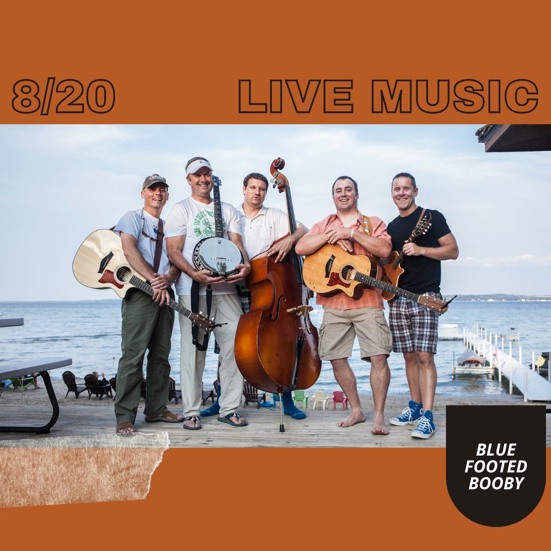 Traverse City locals Blue Footed Booby will be providing plenty of tunes at our 10th anniversary event this Friday! Fun fact: the first gig they ever played as a band (nine years ago) was right here at Brew!