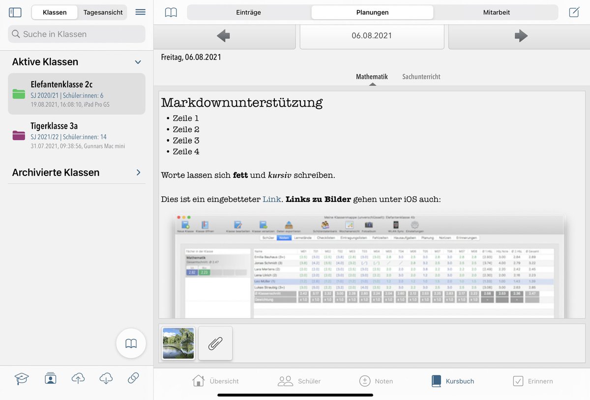 Sommerferienendspurt für iOS 15: klassenmappe.de/?p=2800