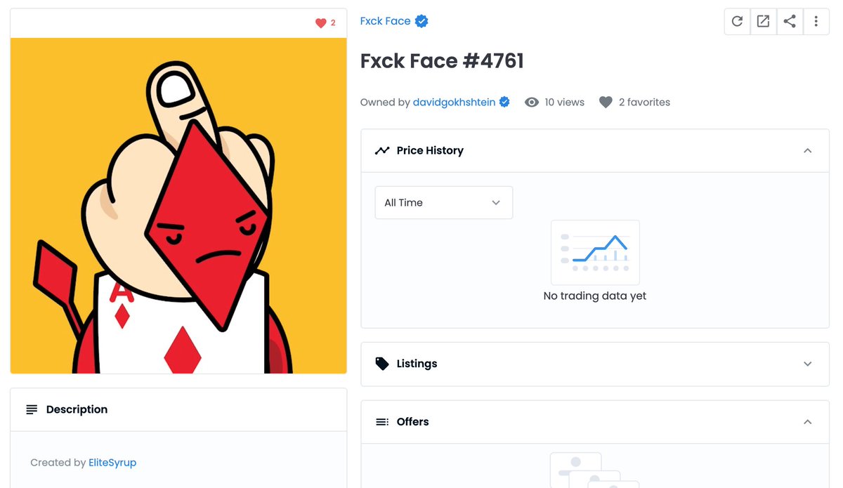 _notjp's tweet image. This beauty is in good hands now. Enjoy your #fxckface and keep being real 💯 @davidgokhshtein 😜 Thanks for everything you're doing for the community. #crypto #nftcollector #NFTs