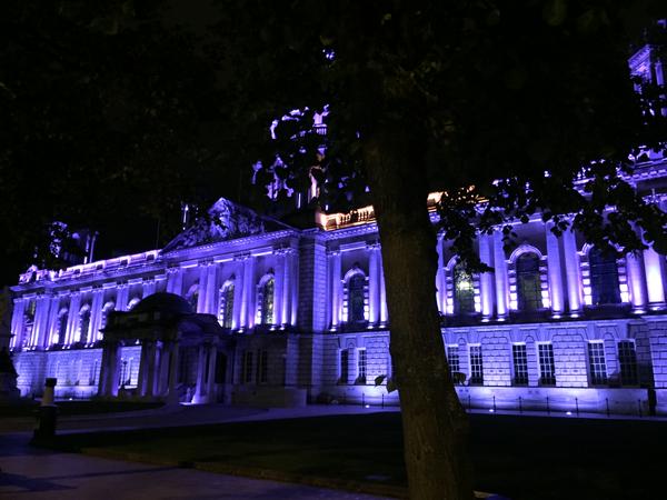 Ahead of the #Toyko2020 Paralympics which begin next week, City Hall will be illuminated purple tonight for the #WeThe15 campaign, highlighting the importance of disability inclusion & accessibility. #BelfastLightsAtNight