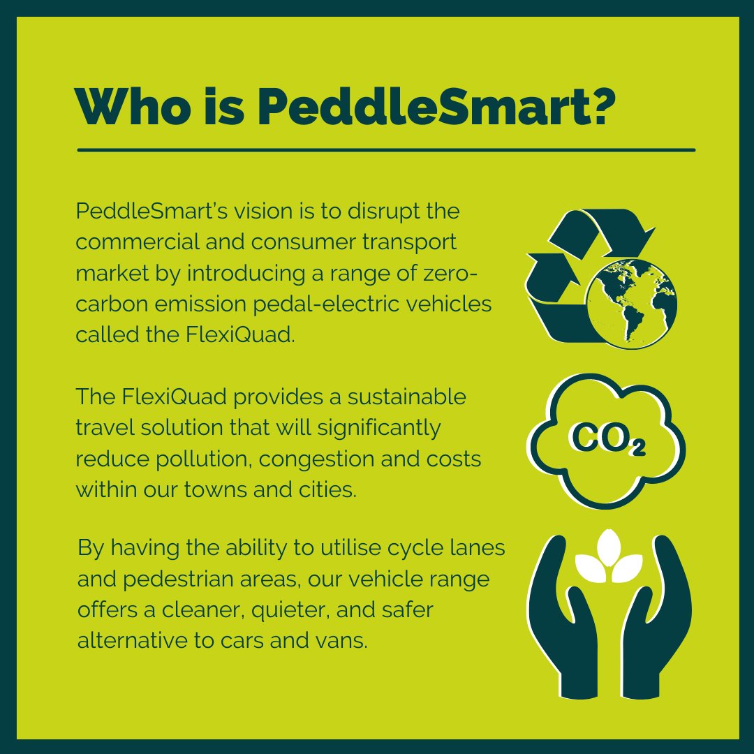 PeddleSmart's tweet image. A little bit about us 🌳♻️