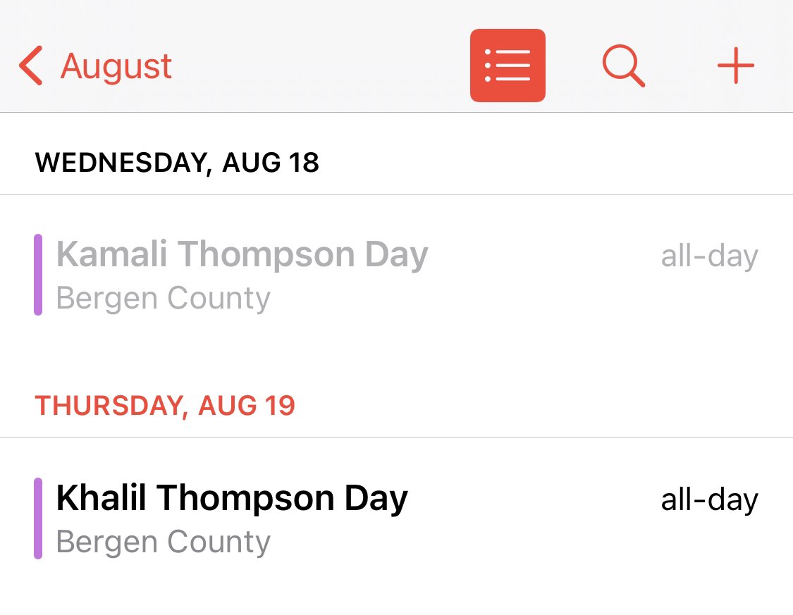 Yesterday the Bergen County Board of Commissioners, congratulated @khalilanthony_ and I on our success with fencing and representing team USA. They also announced August 18th in Bergen County is officially Kamali Thompson Day and August 19th is Khalil Thompson Day!!!!