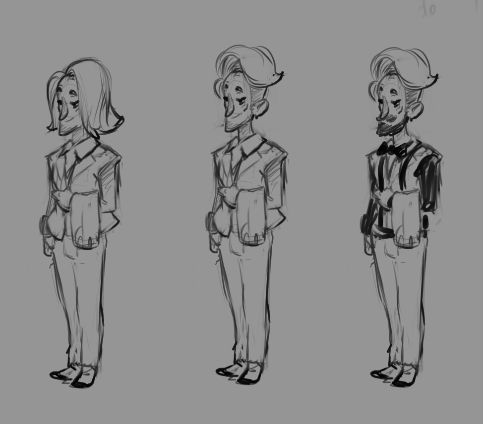 Speaking of art direction in Young Souls...

Did you know that <a href="/XaGueuzav/">Xa</a> is the mastermind who designed every single human, goblin, or boss you'll meet (or defeat) in #youngsoulsgame? Not to mention his kickass official artworks ✨😍