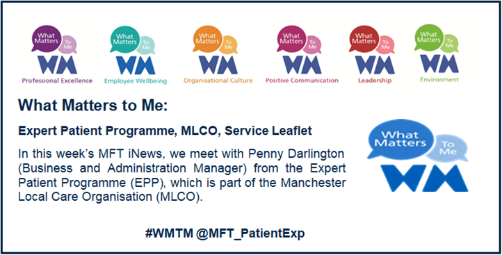 MFT_PatientExp's tweet photo. 📃Did you know @EppMcr have been busy creating a new leaflet alongside their volunteers to reflect the changes to their service due to Covid-19?
➡️Head over to the MFT intranet to read more about the Expert Patient Programme's changes🤓💙 https://t.co/T0rjHQa940