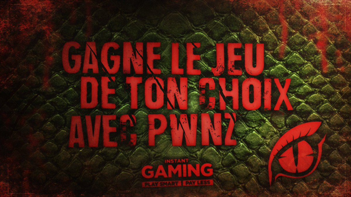 PwnZ___'s tweet photo. 🏆 #Concours 🏆

Je vous fais gagner le jeu vidéo de VOTRE CHOIX avec Instant-Gaming

RT et cliquez sur le lien pour participer: https://t.co/xlOItIHSzR                 

Louée soit la Confrérie PwnZ ✊ https://t.co/k4ijuGrIwN