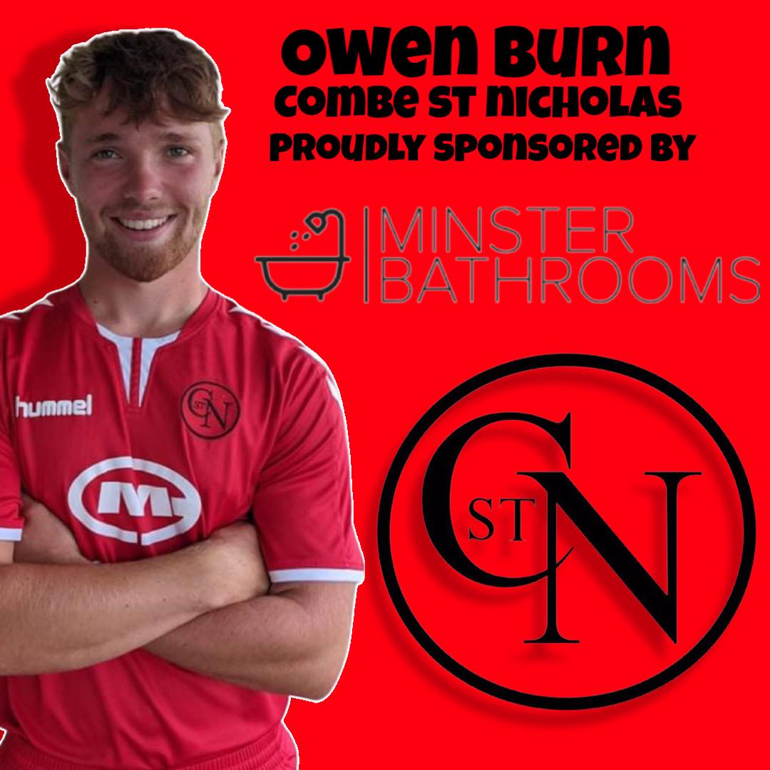 Finally, we welcome the exciting new signing Owen Burn to the club, sponsored by Minster Bathrooms.
Thank you to our sponsors and good luck to the lads on Saturday!