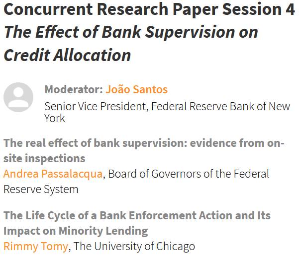 j_kandrac's tweet photo. Excited for the papers and discussants at this year's Fed/FDIC/CSBS Community Banking Conference. Banking researchers interested in attending: contact me for a registration link (online again this yr) 
Other conference elements &amp; keynotes listed here: https://t.co/plecWFJWuF 1/2 https://t.co/Y0EmxsYBlS