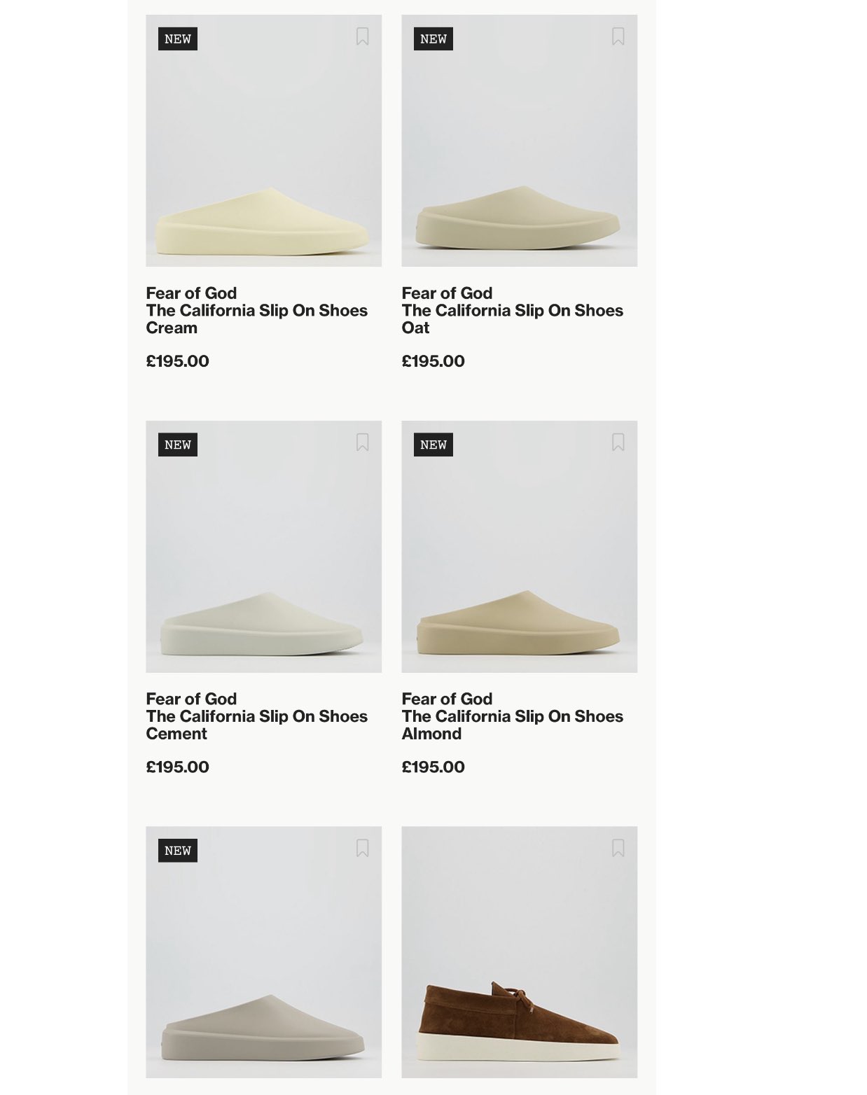 Fear of God - California Foam Slip-On Sneakers - Brown Fear Of God